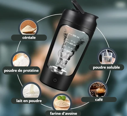 Shaker Électrique Portable et Rechargeable